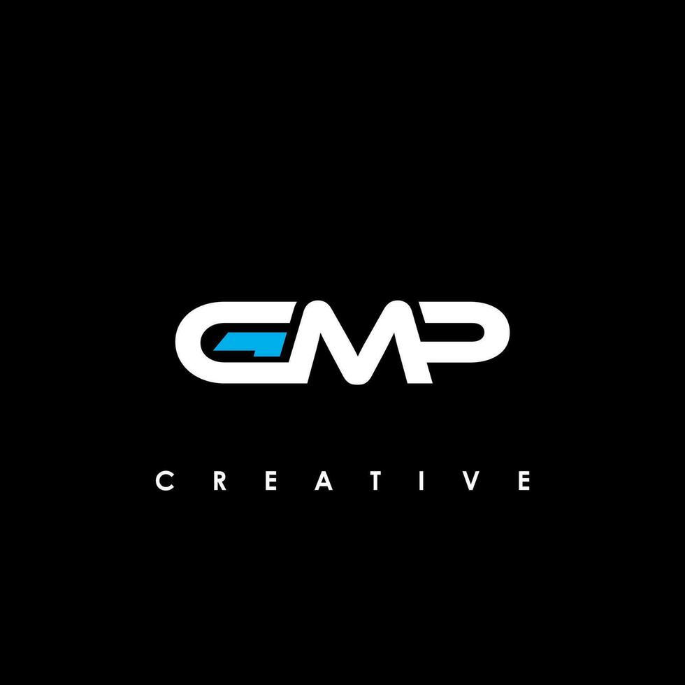 gmp letra inicial logo diseño modelo vector ilustración