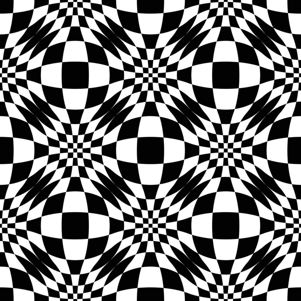 Retro geometric seamless pattern vector image