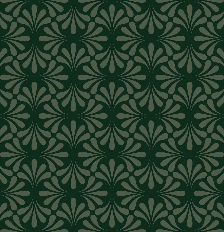Retro geometric seamless pattern vector image