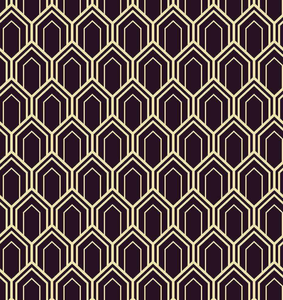 Retro geometric seamless pattern vector image