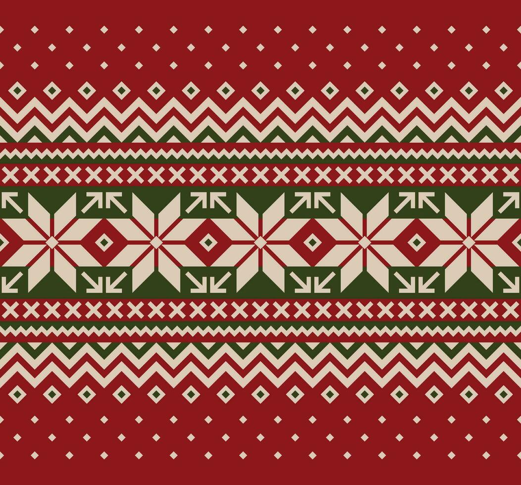 Retro geometric seamless pattern vector image