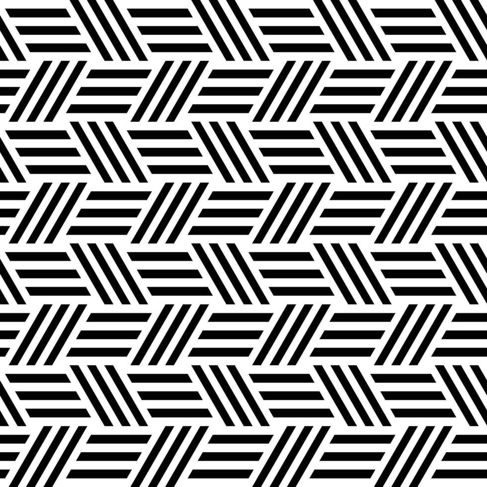 Retro geometric seamless pattern vector image
