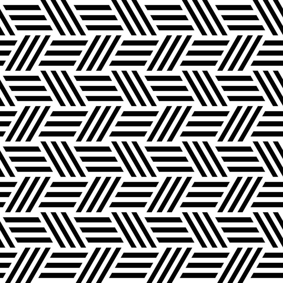 Retro geometric seamless pattern vector image