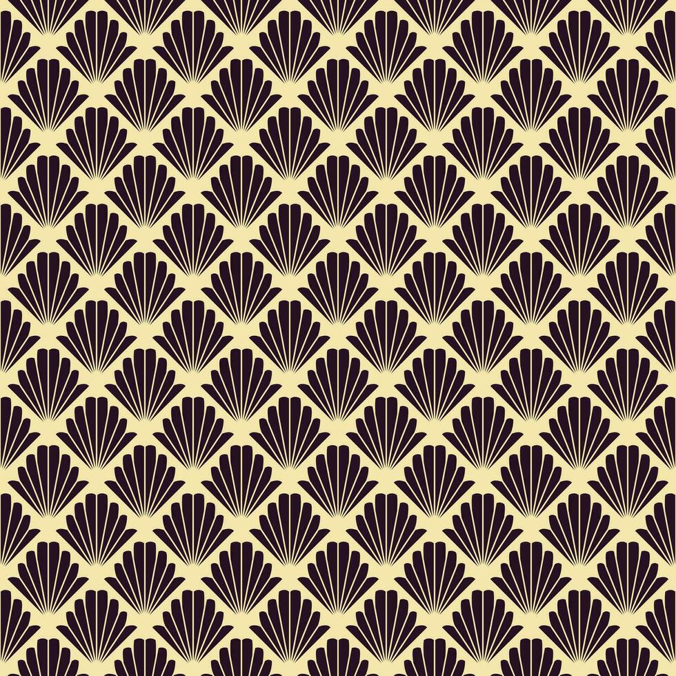 Retro geometric seamless pattern vector image