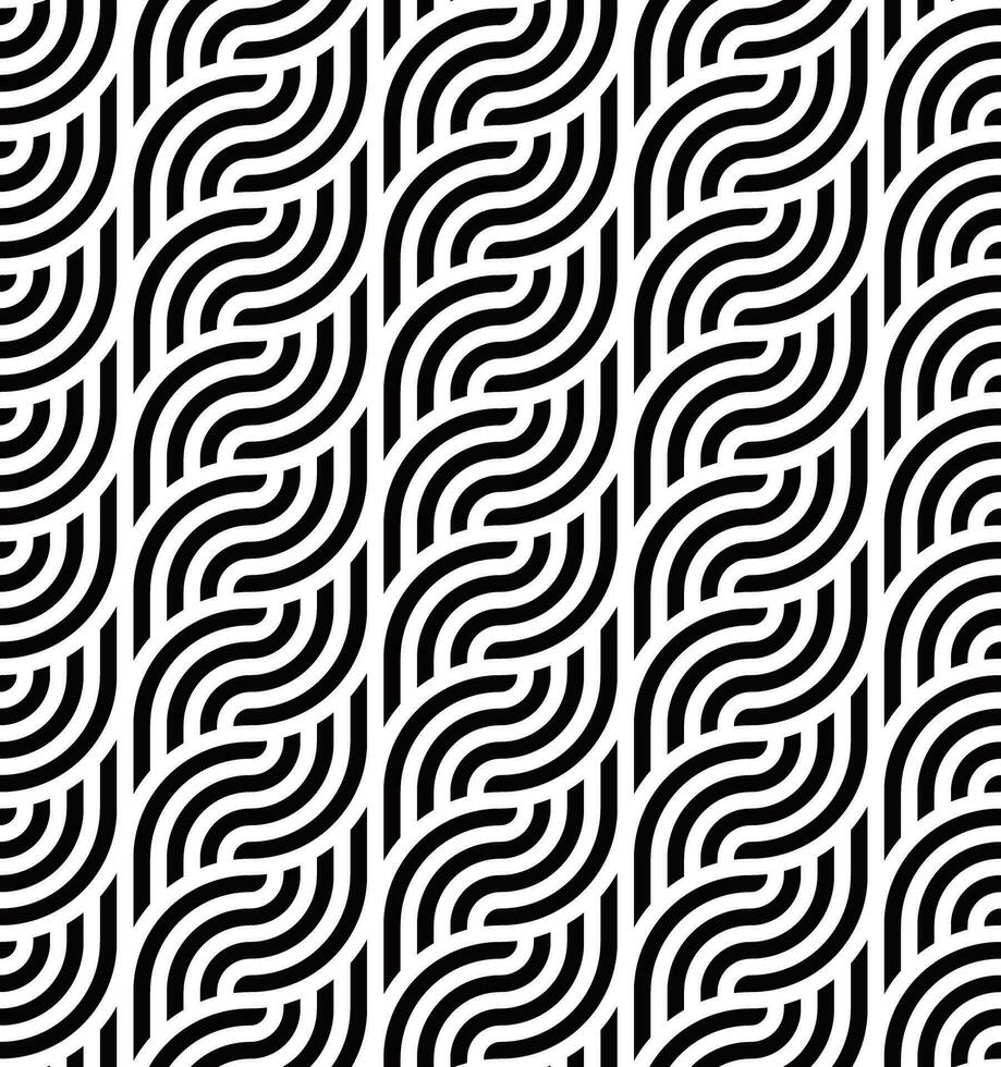 Retro geometric seamless pattern vector image