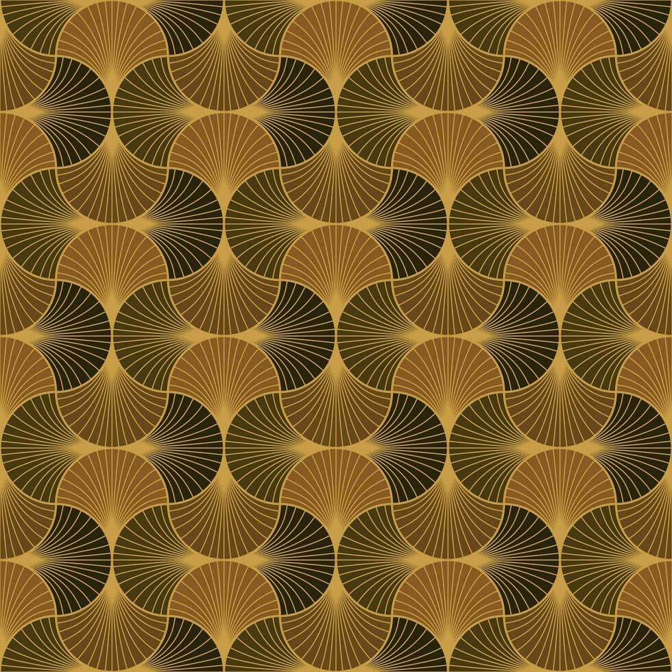 Retro geometric seamless pattern vector image