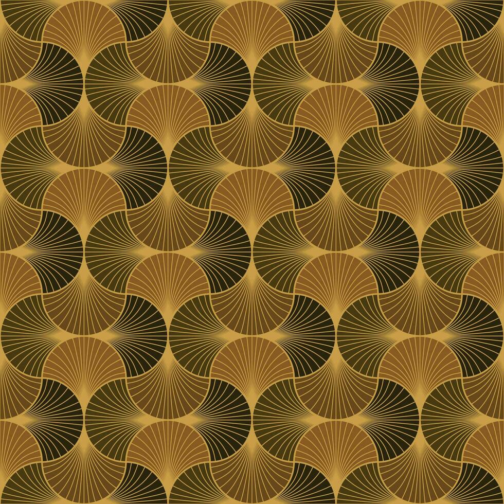 Retro geometric seamless pattern vector image