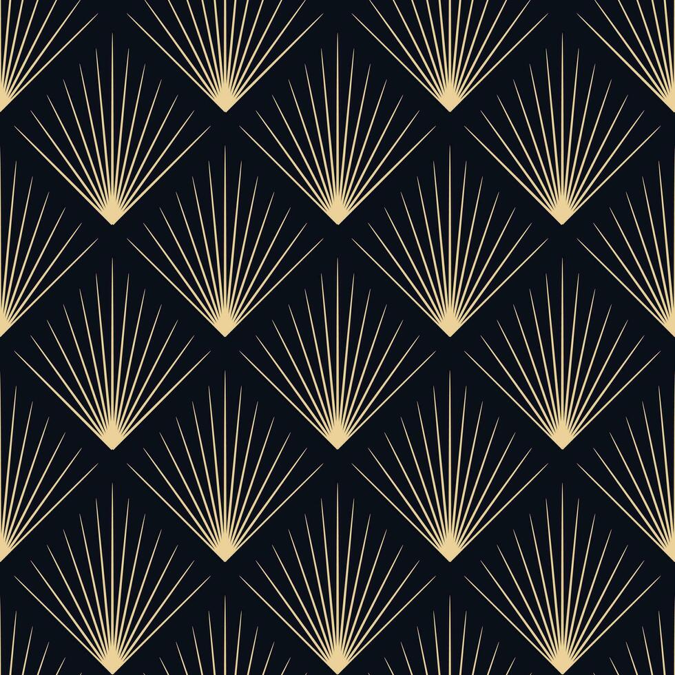 Retro geometric seamless pattern vector image