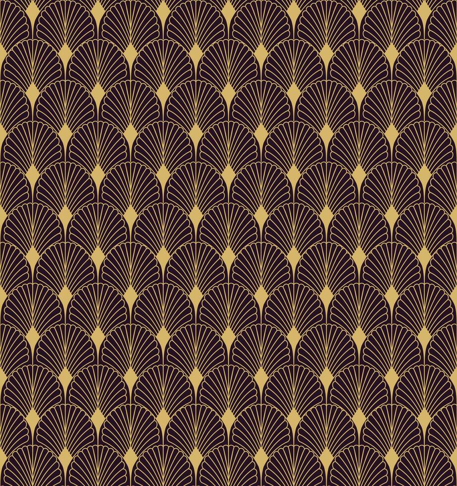 Retro geometric seamless pattern vector image