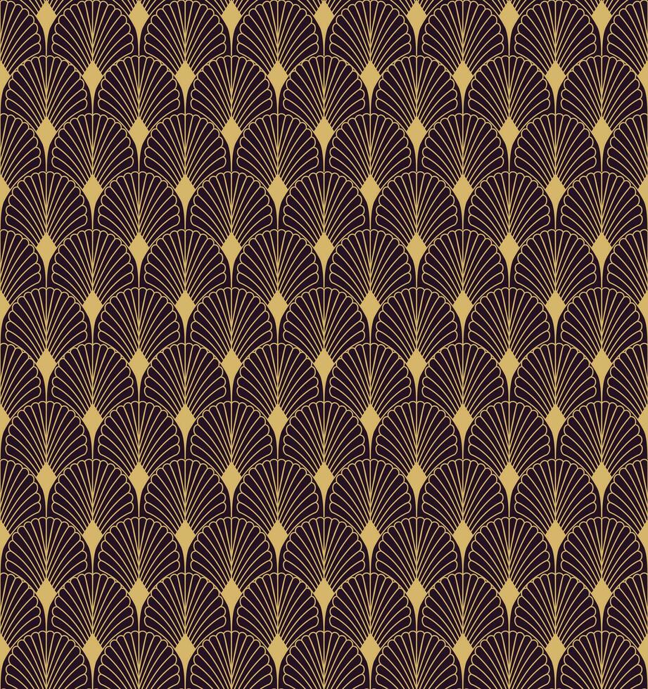 Retro geometric seamless pattern vector image