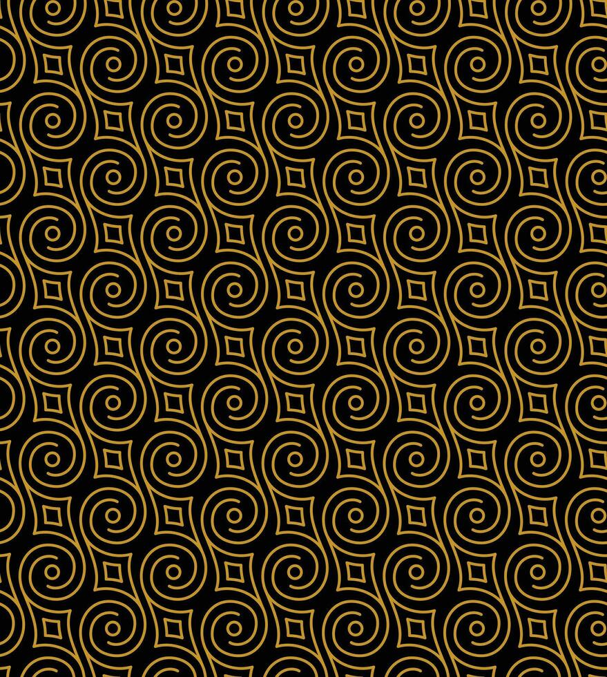 Retro geometric seamless pattern vector image