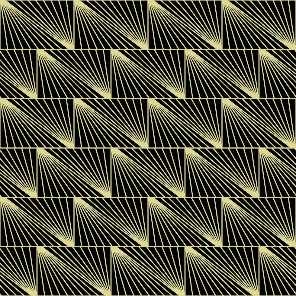 Retro geometric seamless pattern vector image