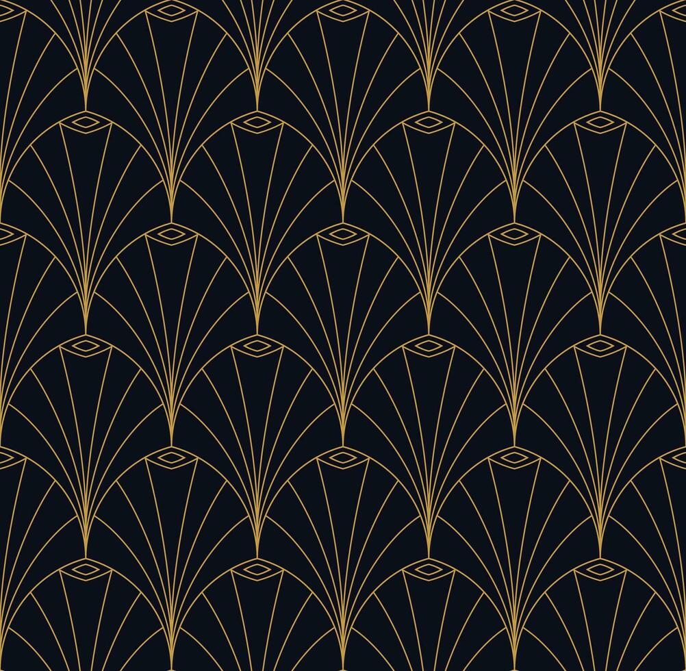 Retro geometric seamless pattern vector image