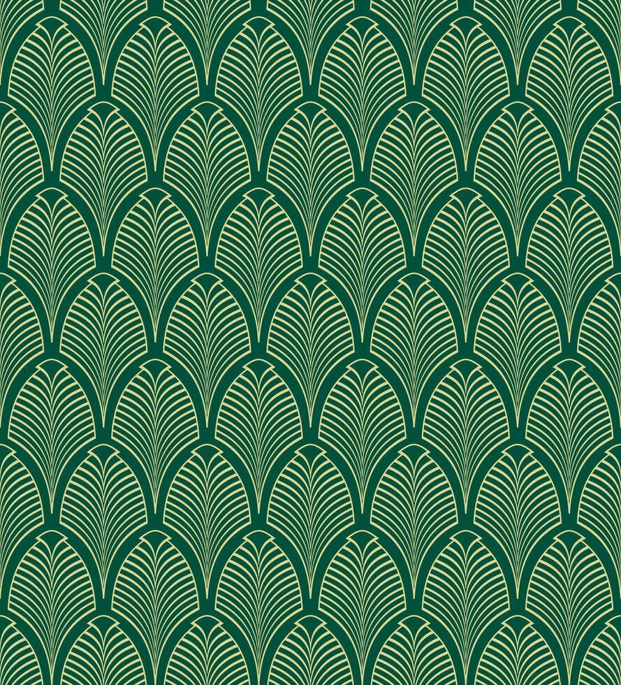 Retro geometric seamless pattern vector image