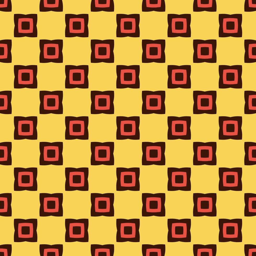Retro geometric seamless pattern vector image
