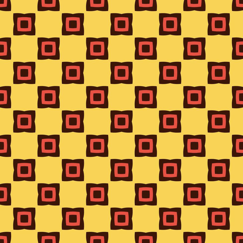 Retro geometric seamless pattern vector image