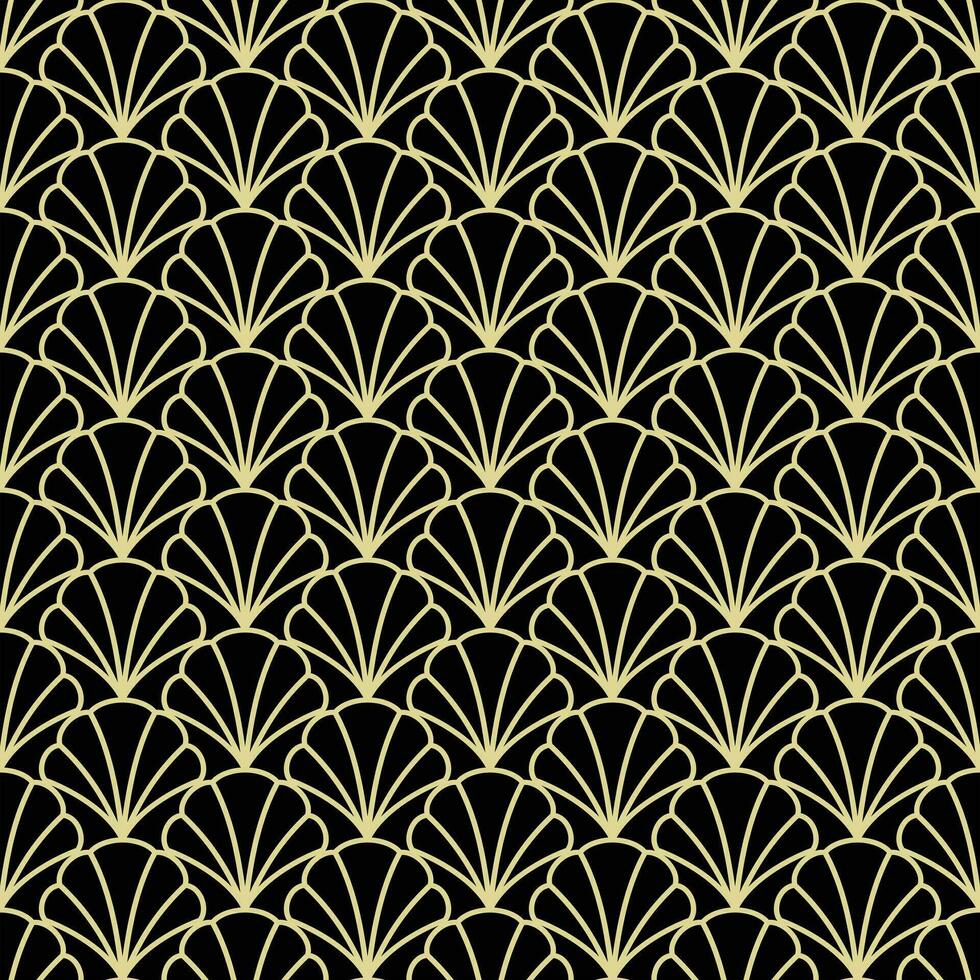 Retro geometric seamless pattern vector image