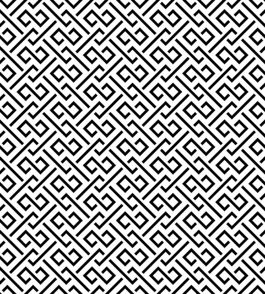 Retro geometric seamless pattern vector image