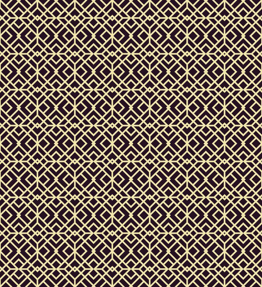 Retro geometric seamless pattern vector image