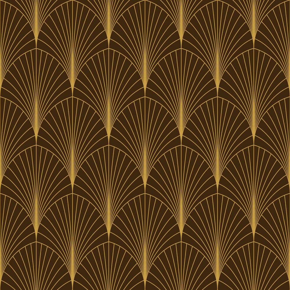 Retro geometric seamless pattern vector image