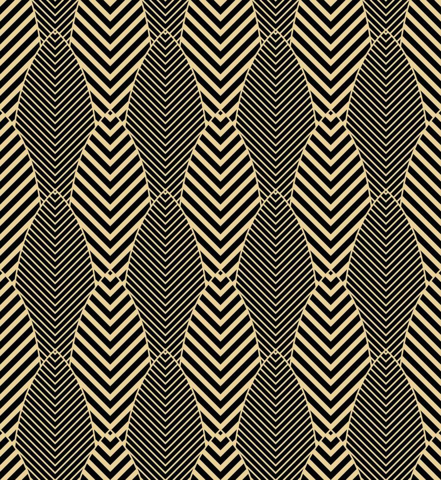 Retro geometric seamless pattern vector image