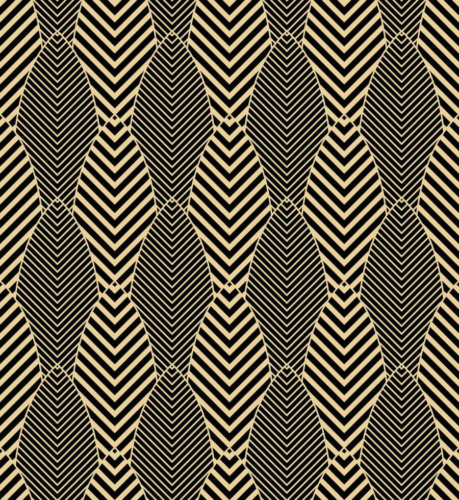 Retro geometric seamless pattern vector image