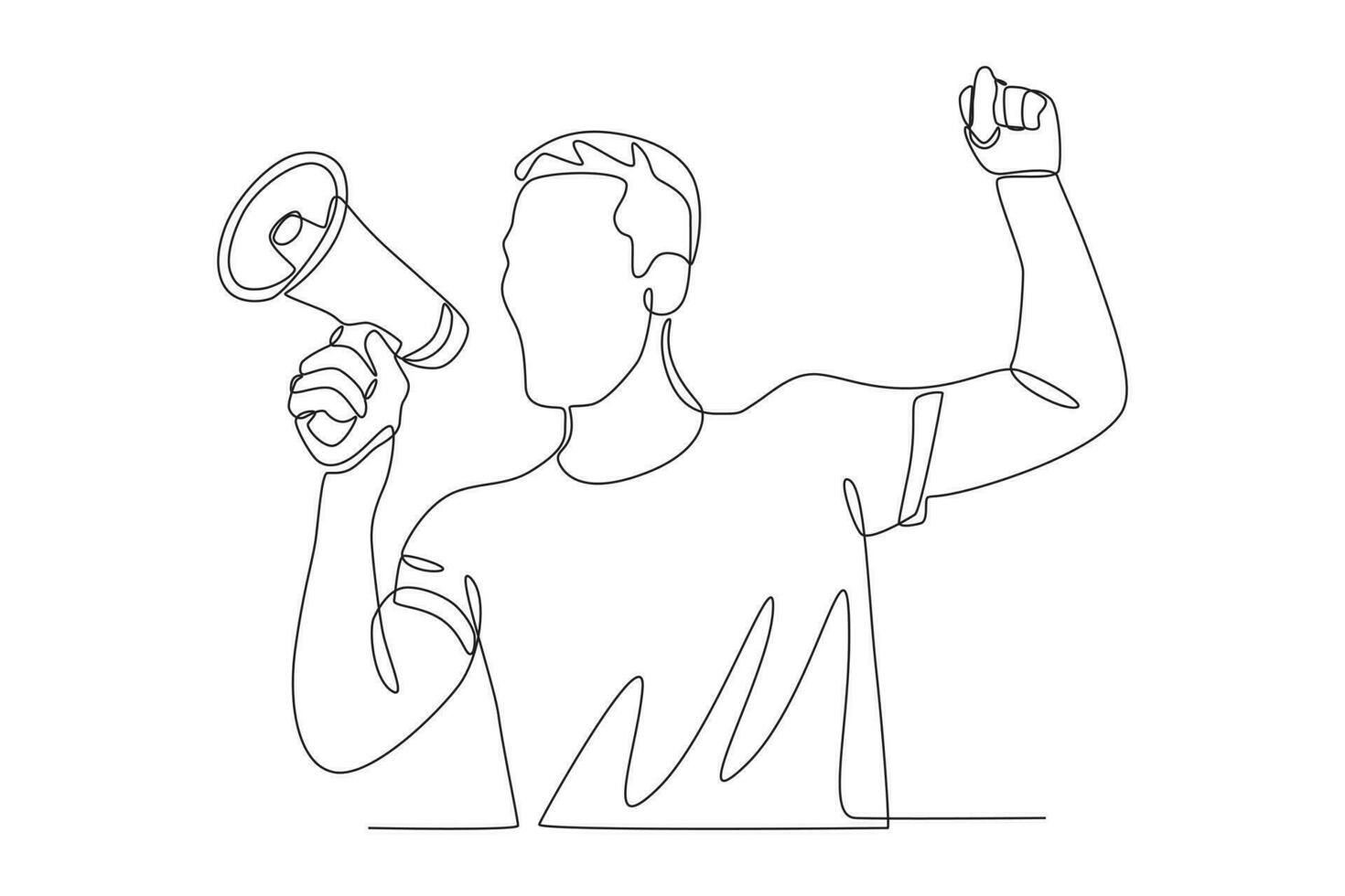 A man conveys his ideas in front of an audience vector