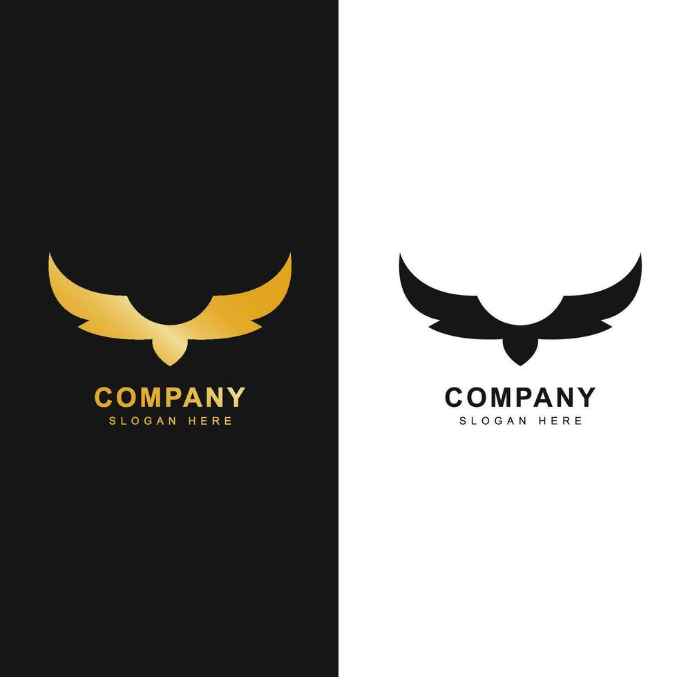 Eagle logo vector Animal logo design flying eagle logo vector illustration