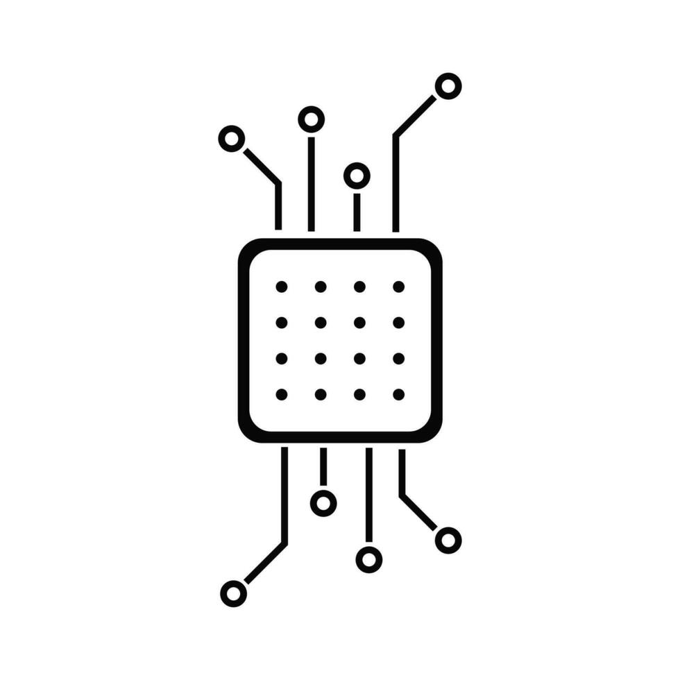 Semiconductor icon sign symbol design vector 36281766 Vector Art at