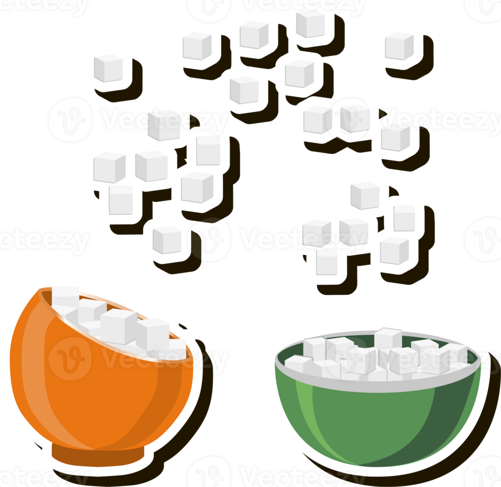 Illustration on theme tasty sweet sugar for restaurant menu png