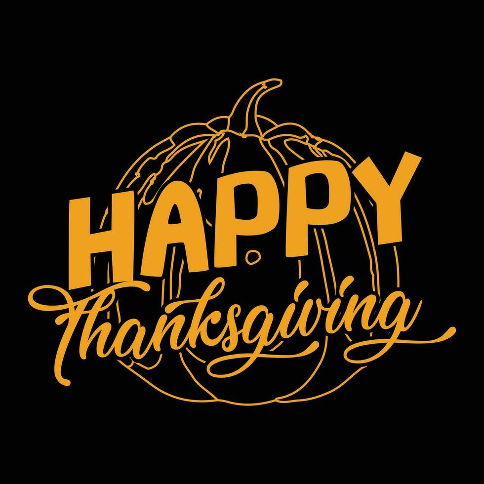 Happy Thanks Giving, Thanks Giving Day vector