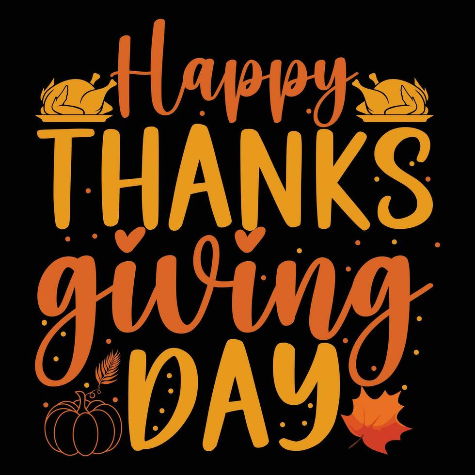 Happy Thanks Giving Day, Thanks Giving Day 36281870 Vector Art at Vecteezy