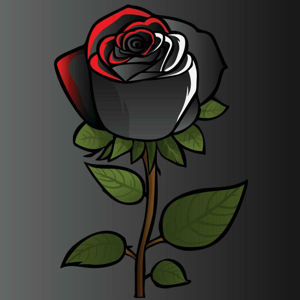 rose vector illustration