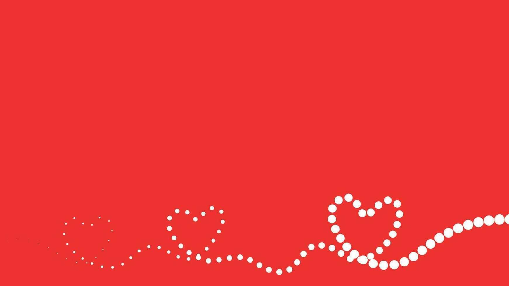 Abstarct simple minimalist love symbol red valentine background. vector