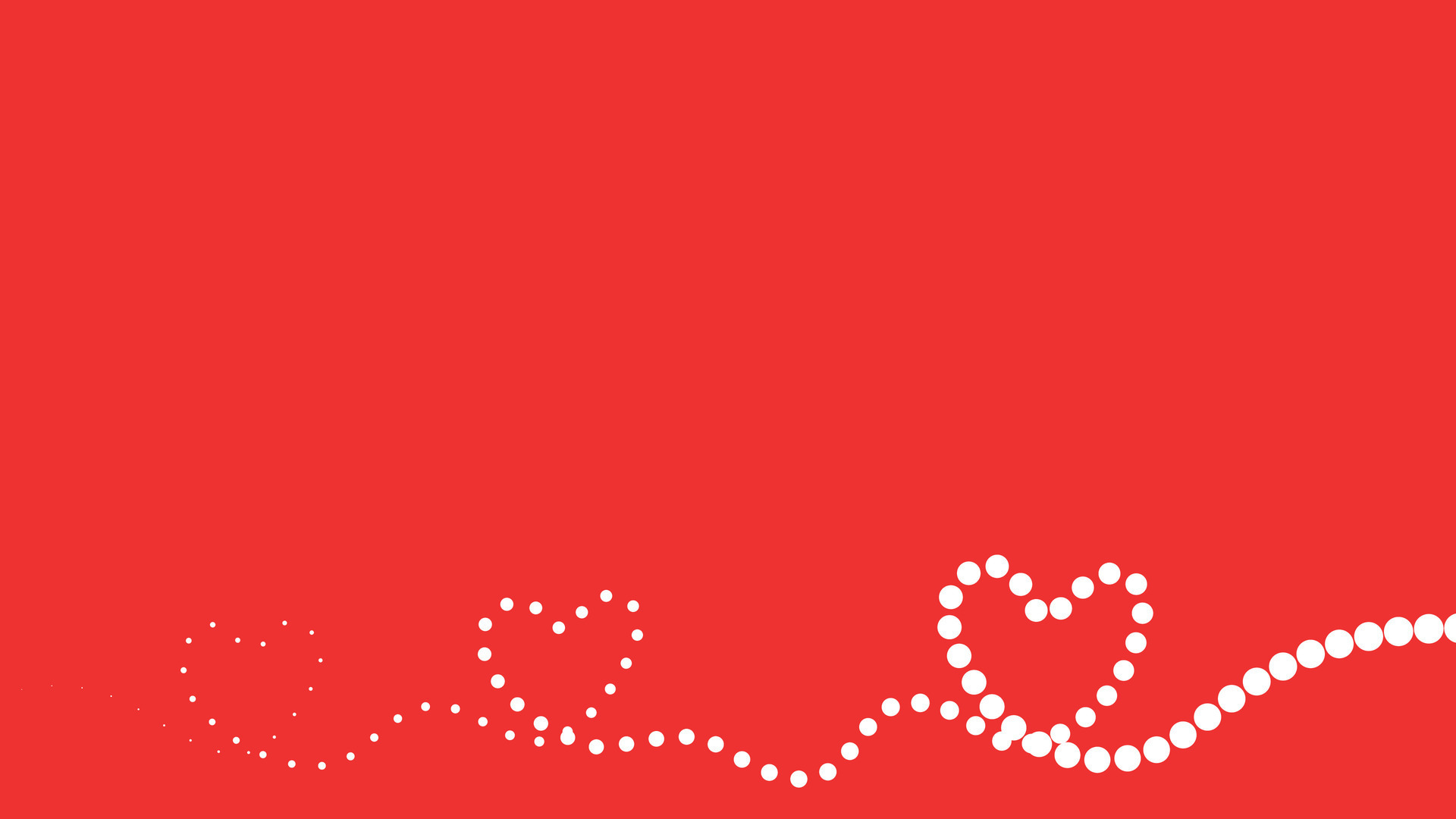 Abstarct simple minimalist love symbol red valentine background