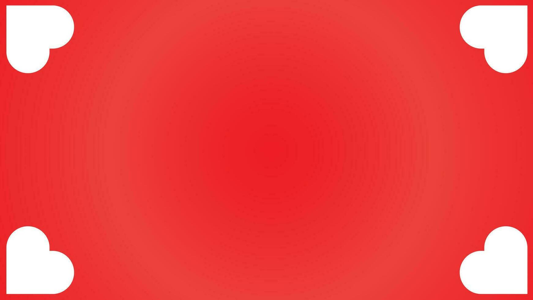 Abstarct simple minimalist love symbol red valentine background. vector