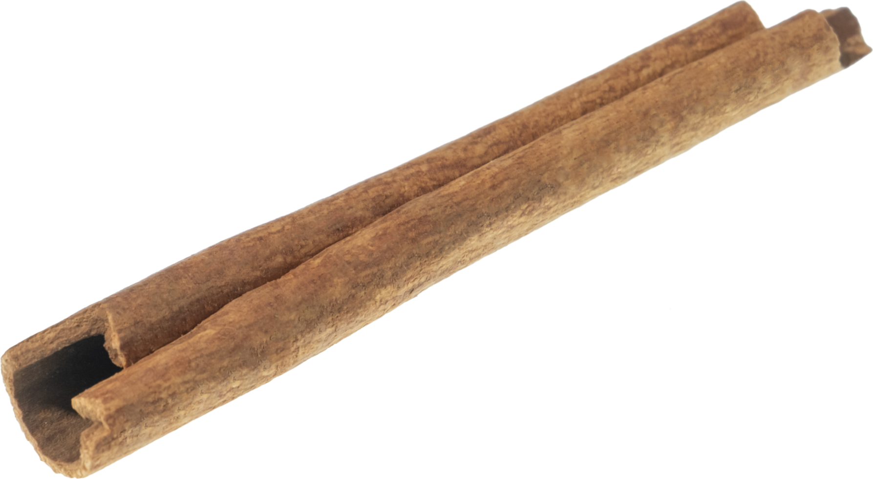 cinnamon stick cut out on transparent background. png