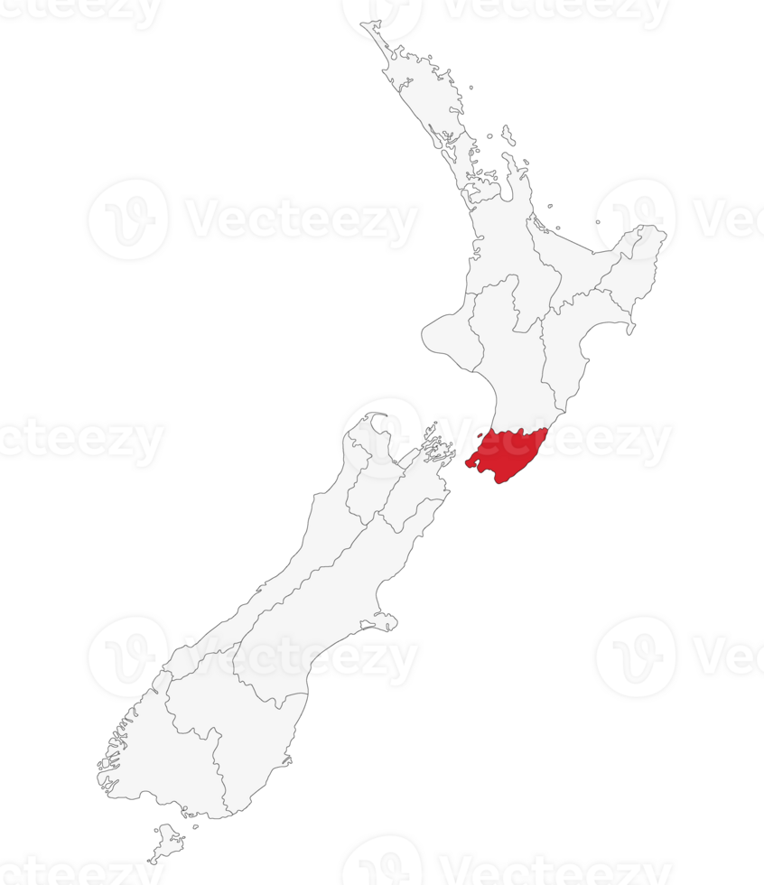 nuevo Zelanda mapa con Wellington un capital ciudad. mapa de nuevo Zelanda con capital ciudad Wellington png