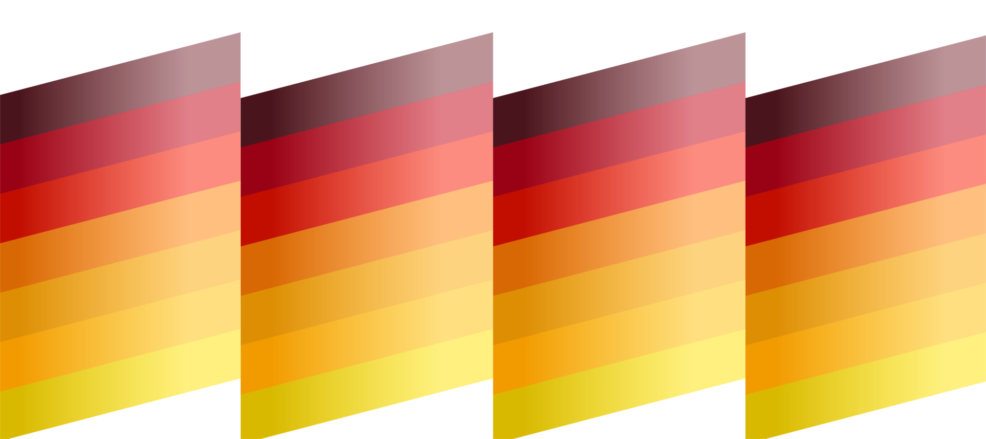 Germany waves diagonal color stripes transparent background png
