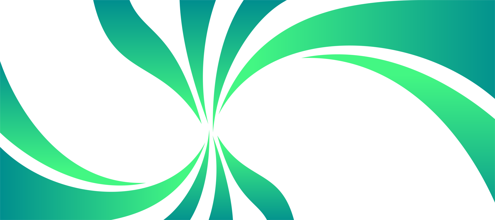 green gradient circular curve waves banner brochure flyer design transparent png