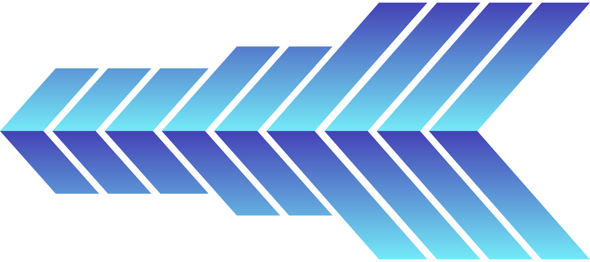 tecnologia divisa seta geométrico azul gradiente Projeto fundo transparente png