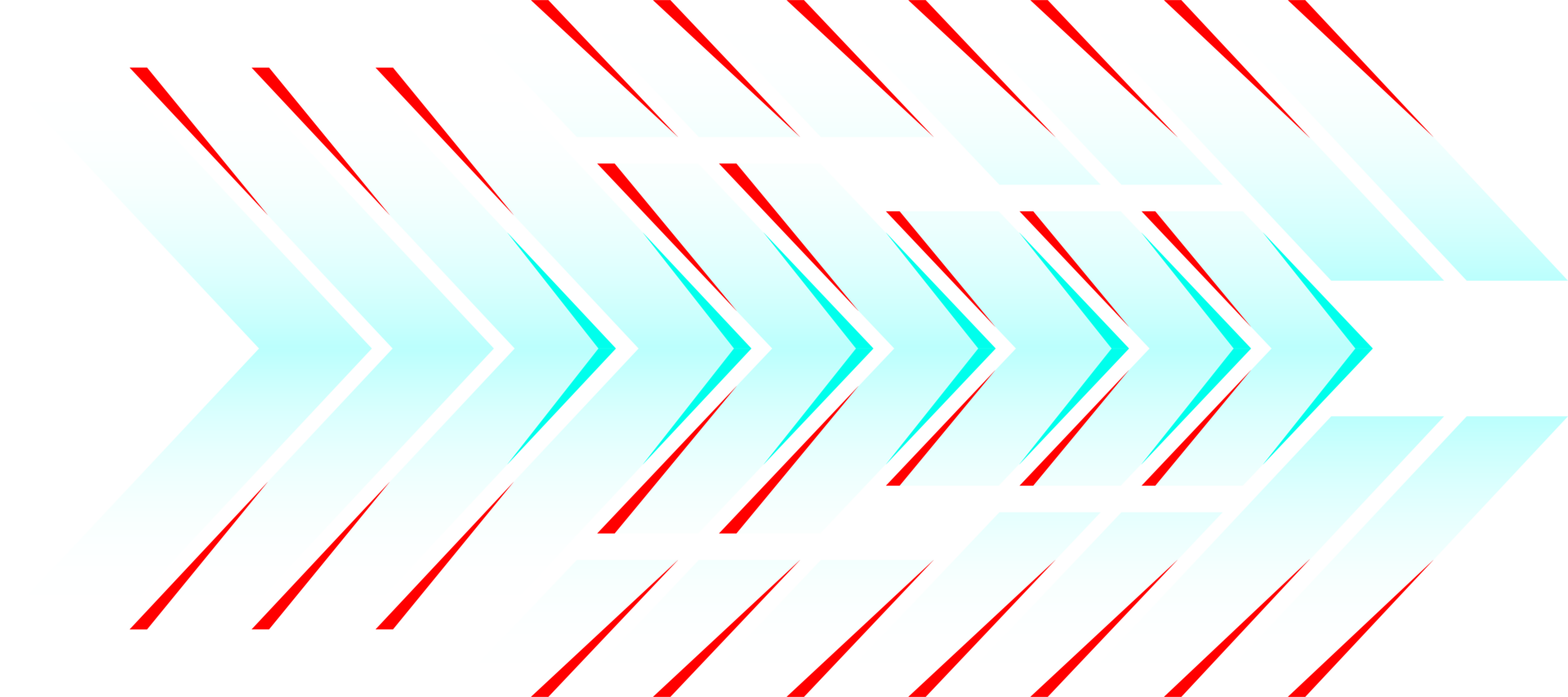 Techno rot Chevron geometrisch Blau Gradient Design Hintergrund transparent png