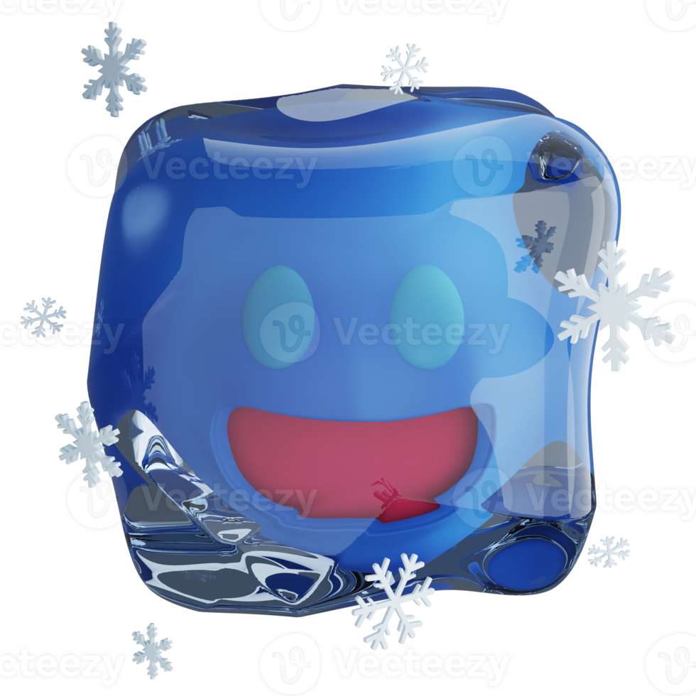 Cold emoji clipart flat design icon isolated on transparent background, 3D render emoji and emoticon concept png