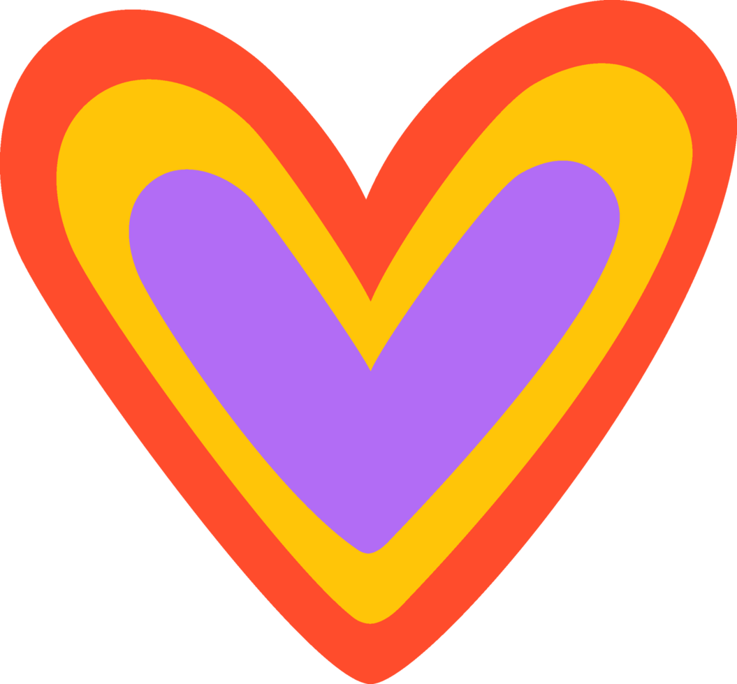 Retro Heart Love San Valentines Heart File png