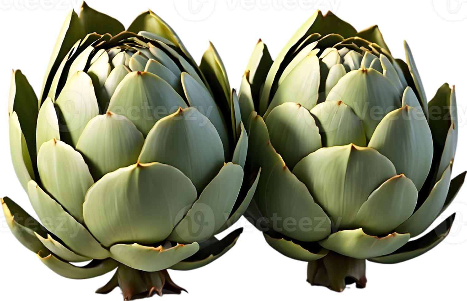 AI generated artichoke  art png