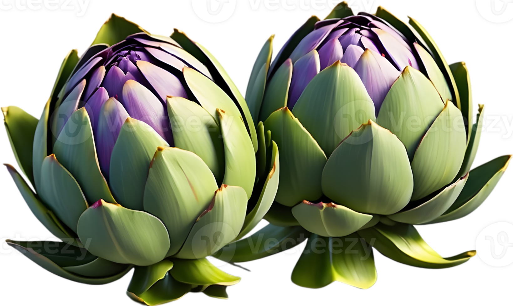 AI generated artichoke  art png