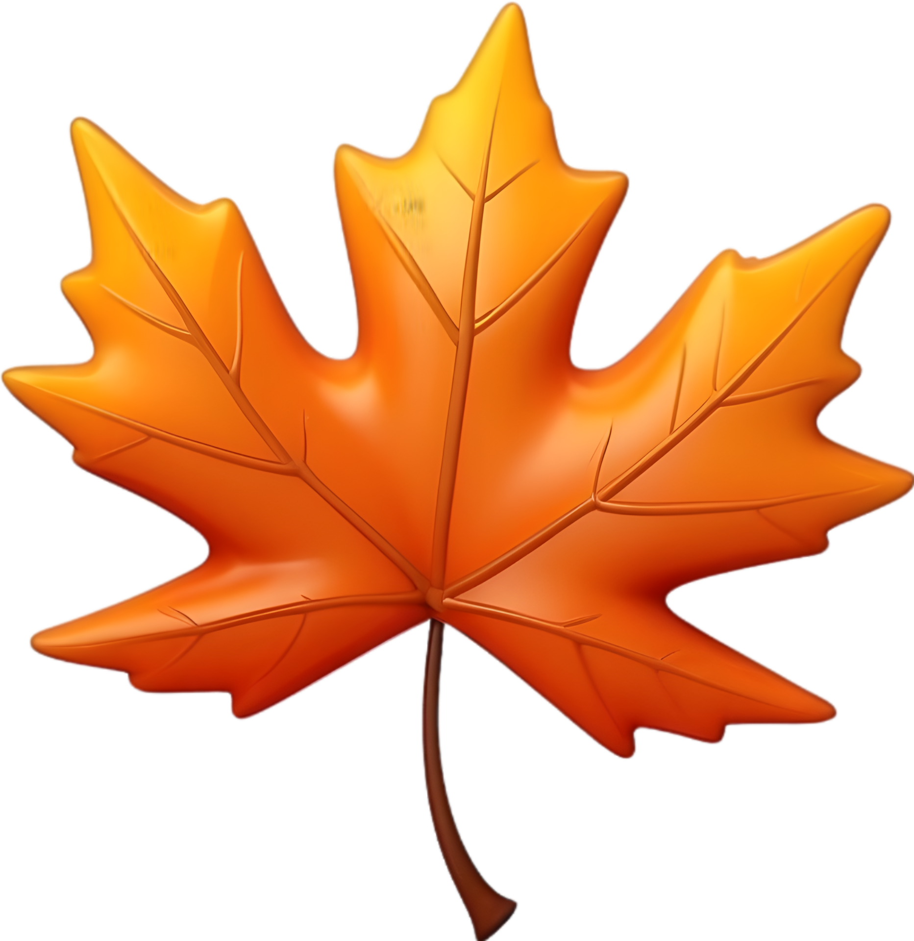 Ai generated leaf illustration visuals various leaf shapes stock