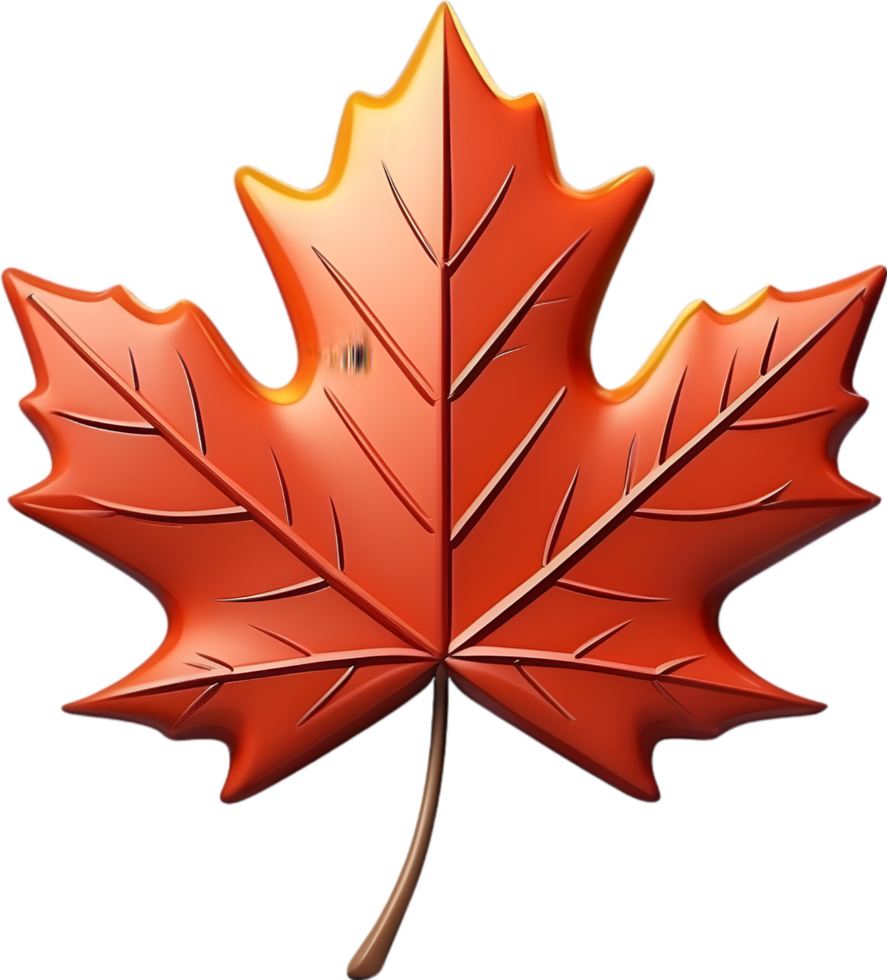 AI generated Leaf illustration visuals, Various leaf shapes stock, Different types of leaves image maple leaf png