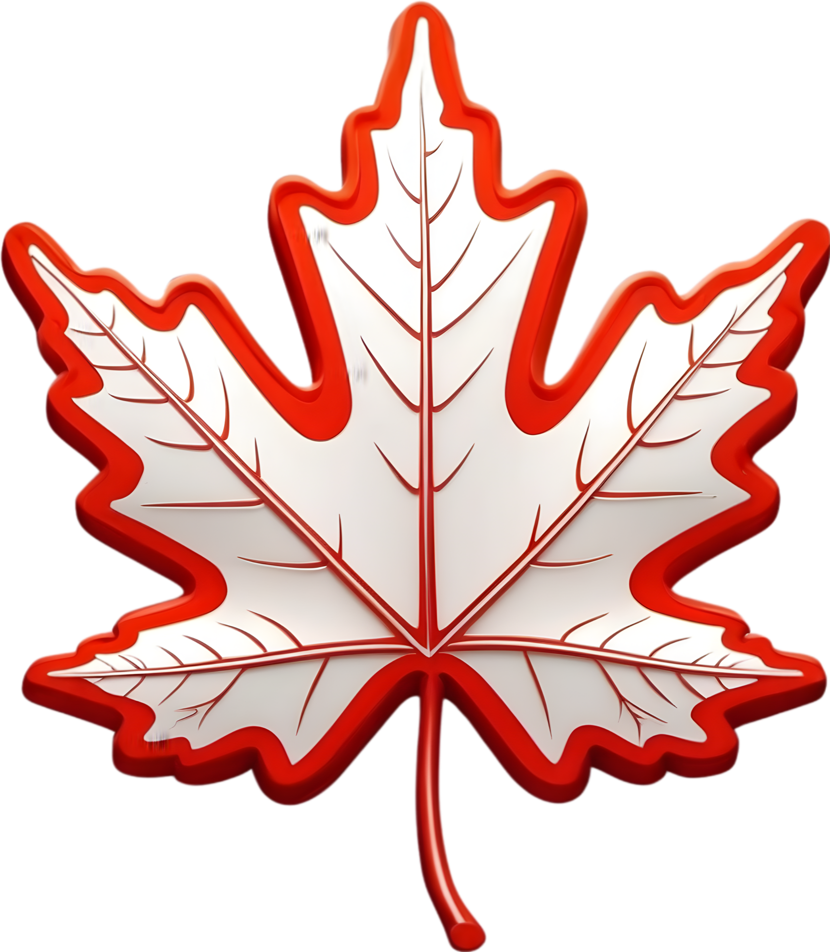Ai generated leaf illustration visuals various leaf shapes stock