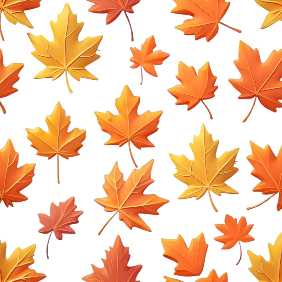 AI generated Leaf illustration visuals, Various leaf shapes stock, Different types of leaves image maple leaf png